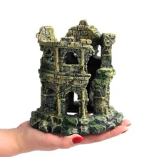 

Creative Fish Tank Background Landscaping Castle Ancient Colosseum Gate
