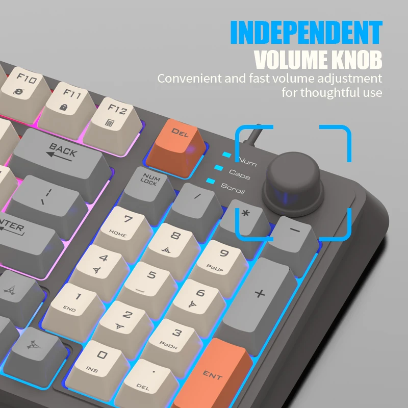 K820 USB 유선 게이밍 키보드 마우스 콤보 데스크탑&노트북 홈 오피스 키보드 조명 포함