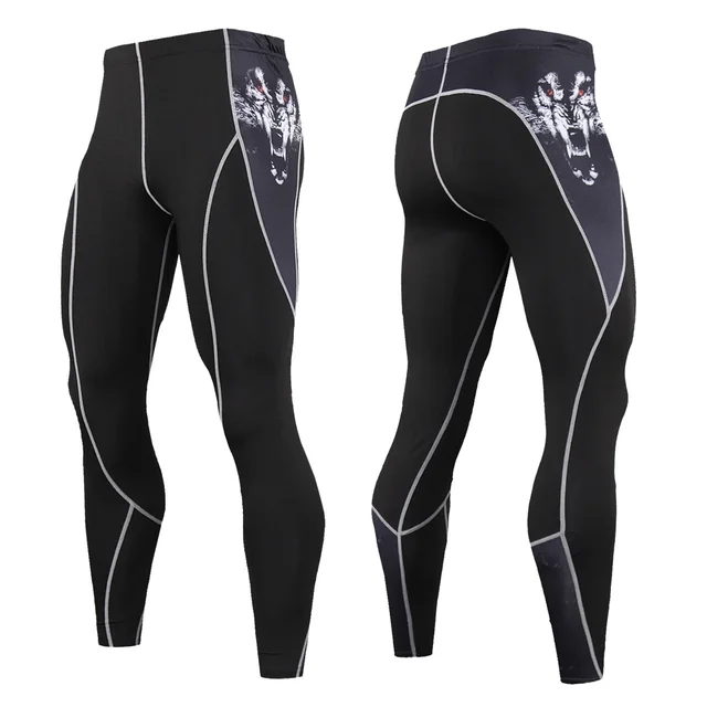 Running Compression Pants Tights Men Sports Leggings Fitness Sportswear Long Trousers Gym Training Pants Skinny Leggins Hombre C7