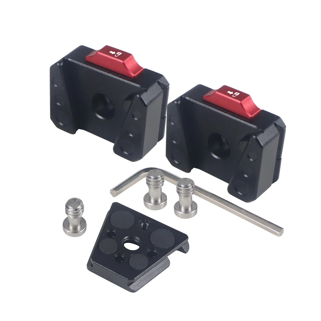 Quick Release Mount Plate Board Anti-shake Clamp V Port for GoPro13 Insta360 DJI