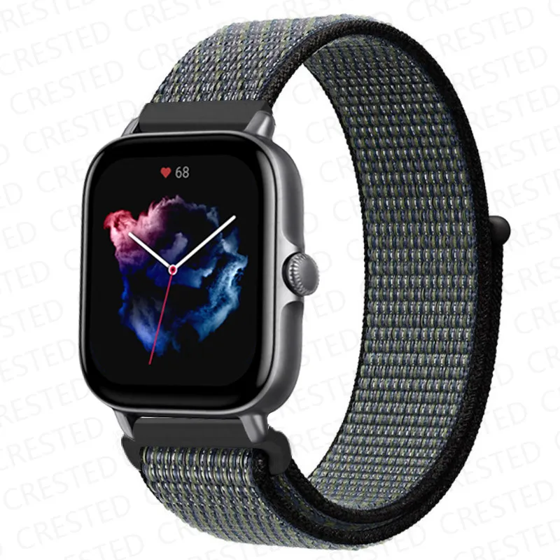 Nylon Sport Watch Band Bracelet - 20mm/22mm Adjustable Strap