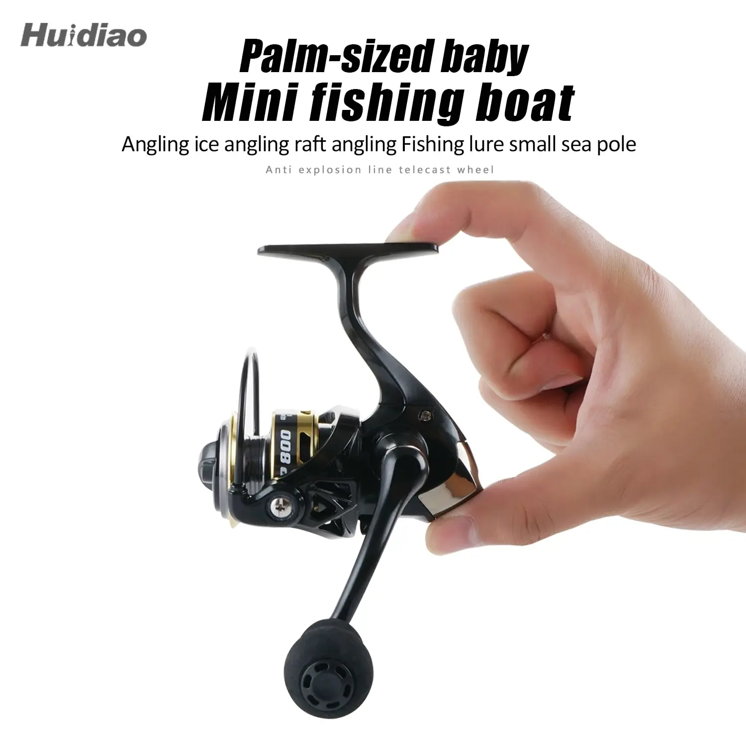 Huidiao 500/800 Series Spinning Reel – 5.2:1, 5KG Max Drag 1