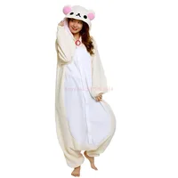 Japanese Cute Cartoon Character Rilakkuma Kigurumi Bear Sister Adult Anime Jumpsuit Pajamas Kawaii Anime Peripheral Pajamas - Image 6