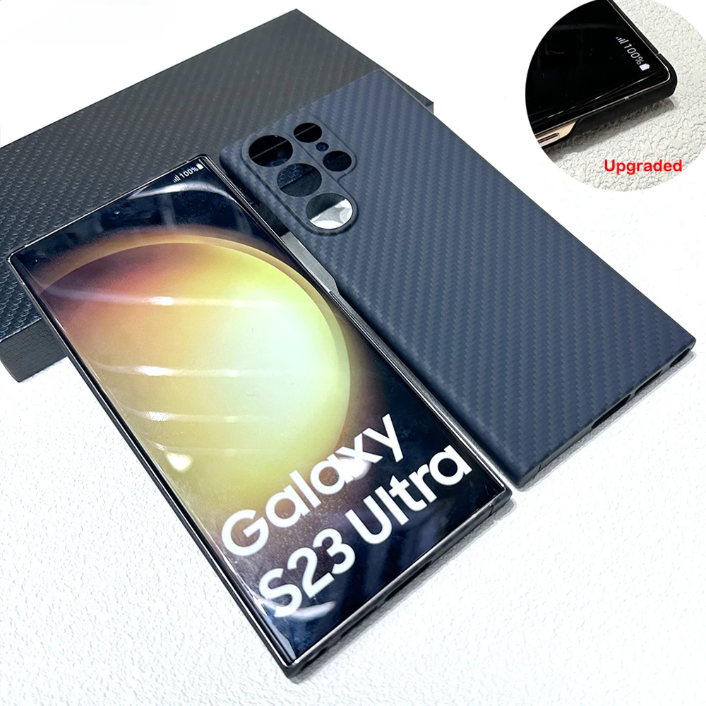 

Прямая поставка, настоящее арамидное волокно, углеродное волокно для Samung Galaxy S23, ультратонкий цветной чехол для телефона Galaxy S23 +