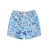 Cathery Kids Baby Little Boys Swimsuits Shorts Cartoon Dinosaur/Shark Print Bathing Suit Drawstring Swim Trunks Swimwear 6M-4T 2