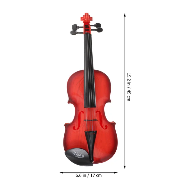 2Pcs Toy Violin For Safe Premium Plastic Small Cute Promotes Music Ability Early Development Gift Beginner Educational 2