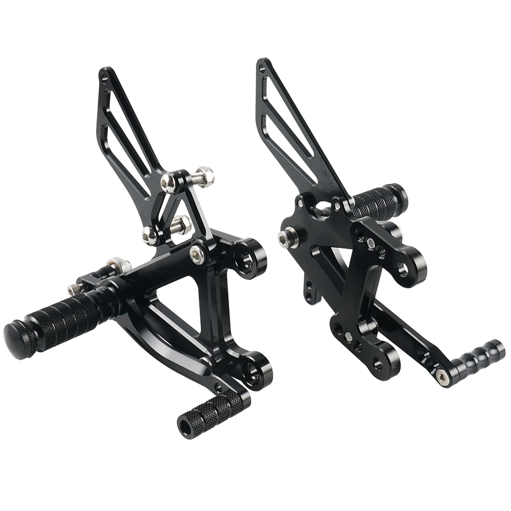 Motor Adjustable Rearsets Rear Set Foot Pegs Footrest for Kawasaki Ninja ZX-6 ZX-6R ZX-9R 1998-2002 ZZR600 2005-2008 2007 2006 - Kawasaki - Racext 233