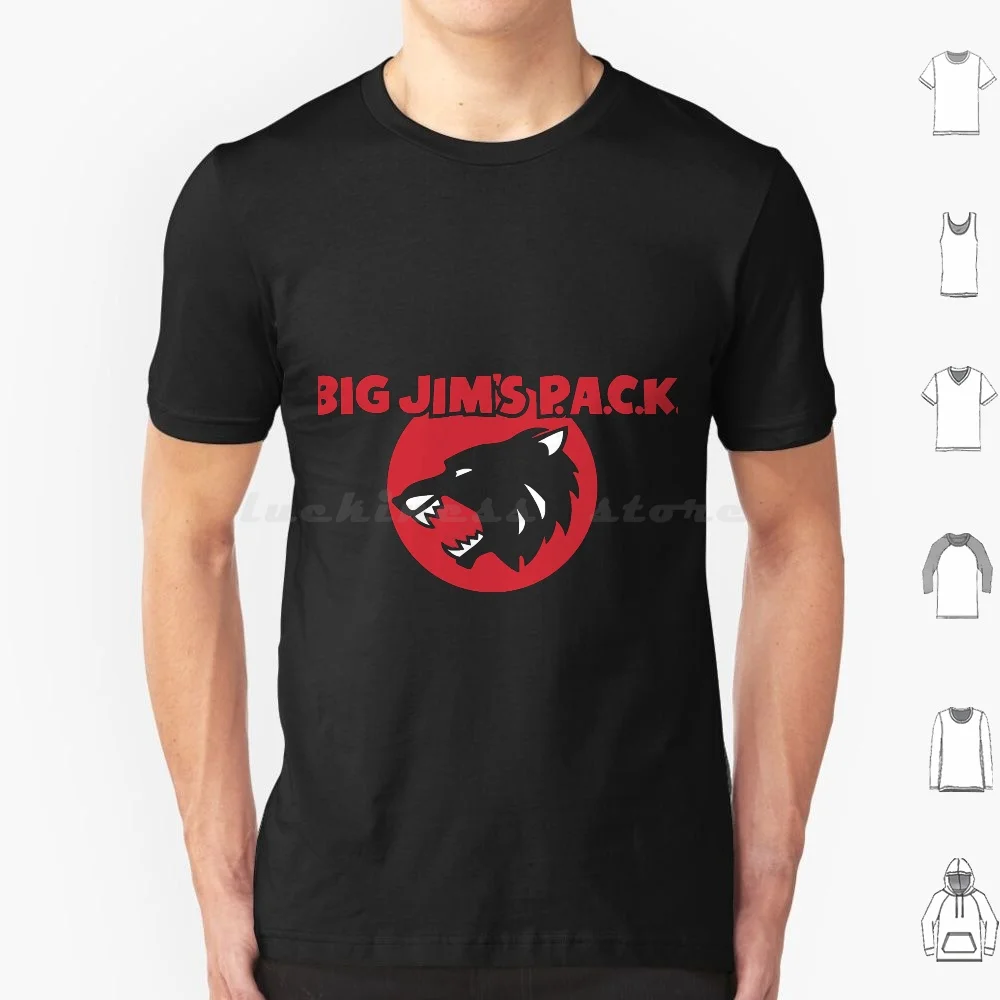 Maglietta Big Jim'S Uomo Donna Bambini 6Xl Big Jim Retro Vintage Logo Estetico Loghi Mash Up Mashups Retro Thundercats Toys Wolf Pack