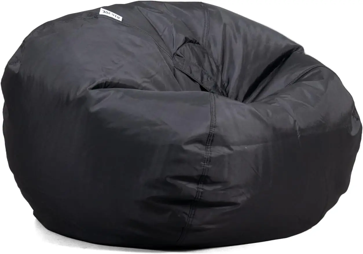 

Классический стул Big Joe в форме бобов, черный Smartmax, прочная полиэфирная нейлоновая смесь, 2 фута круглой формы