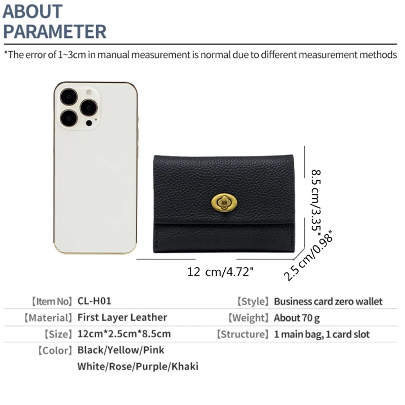 PU Wallet for Men Fashion Coin Purse Wallets Change Pocket Money Bag