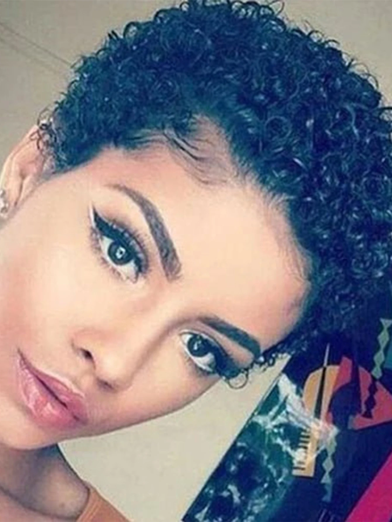 Synthetic Curly Hair Micro Roll Wig for Women