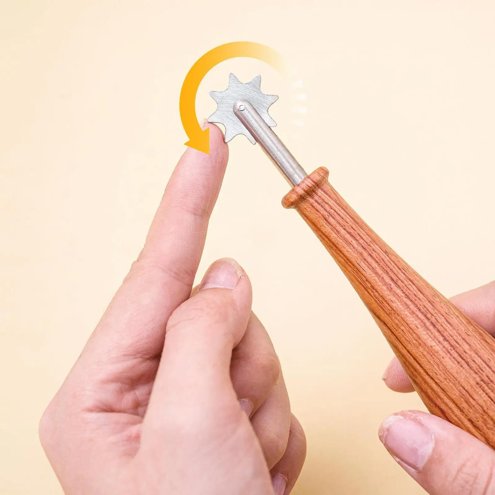 Pottery Roller Tool Easy Use Portable,Stainless Steel Clay Sculpture Carving Tool,Pottery Clay Trimming Detailing Roller