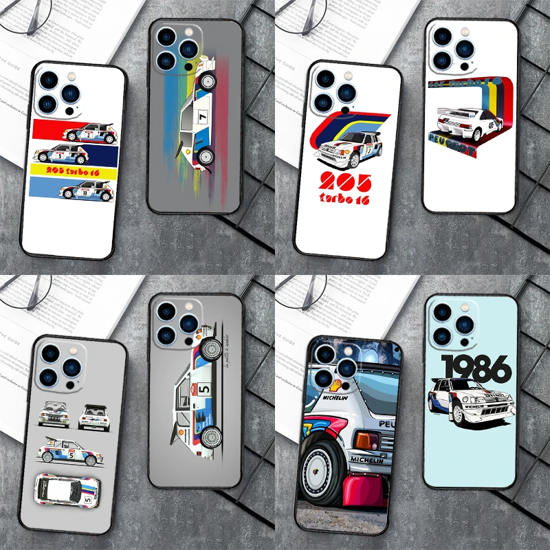 iphone 13 leather case T16 Retro Rally Car Case For iPhone 13 12 Mini 11 Pro Max XS Max X XR 6S 7 8 Plus SE 2020 Soft Phone Cover best iphone 13 case