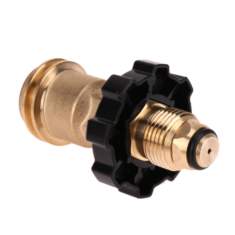 Solid Brass Pressure Regulator Safe Propane Pressure Valve Corrosion Resistant Gas Bottle Connection Adapter Gas Adapter Convert