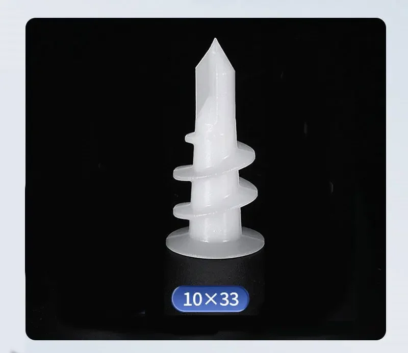 20-100 PCS Drywall Anchor Self Drilling Plastic Pin Kit and Installation