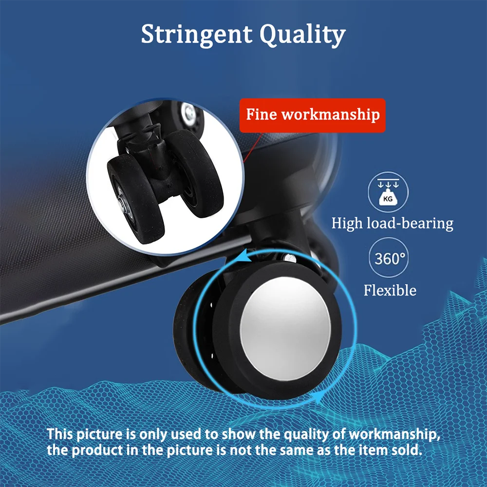 Suitable For SJTOBOL T1105 Luggage Wheel Trolley Case Wheel Pulley Sliding Casters Universal Wheel Repair Wear-resistant Slient