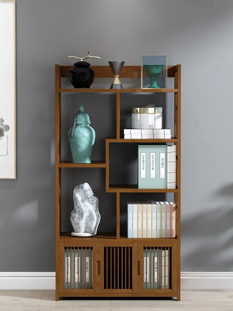 

Living Room Storage Bookshelf Simple Living Room Bogu Decoration Rack Office Tea Tea Set Bookcase