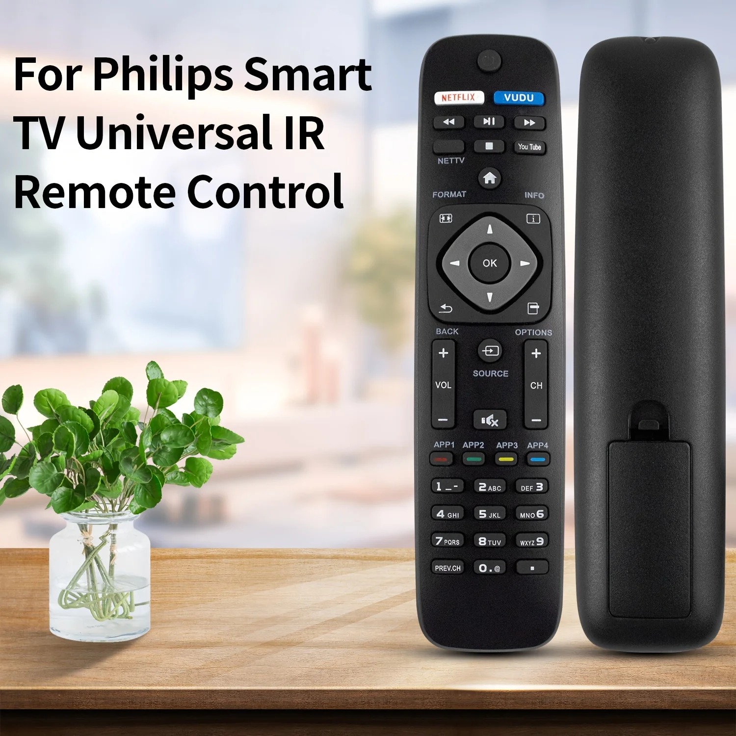 RemoteControlNH500UPNH500UWNH503UPforPhilips4KUltraHDSmartTV