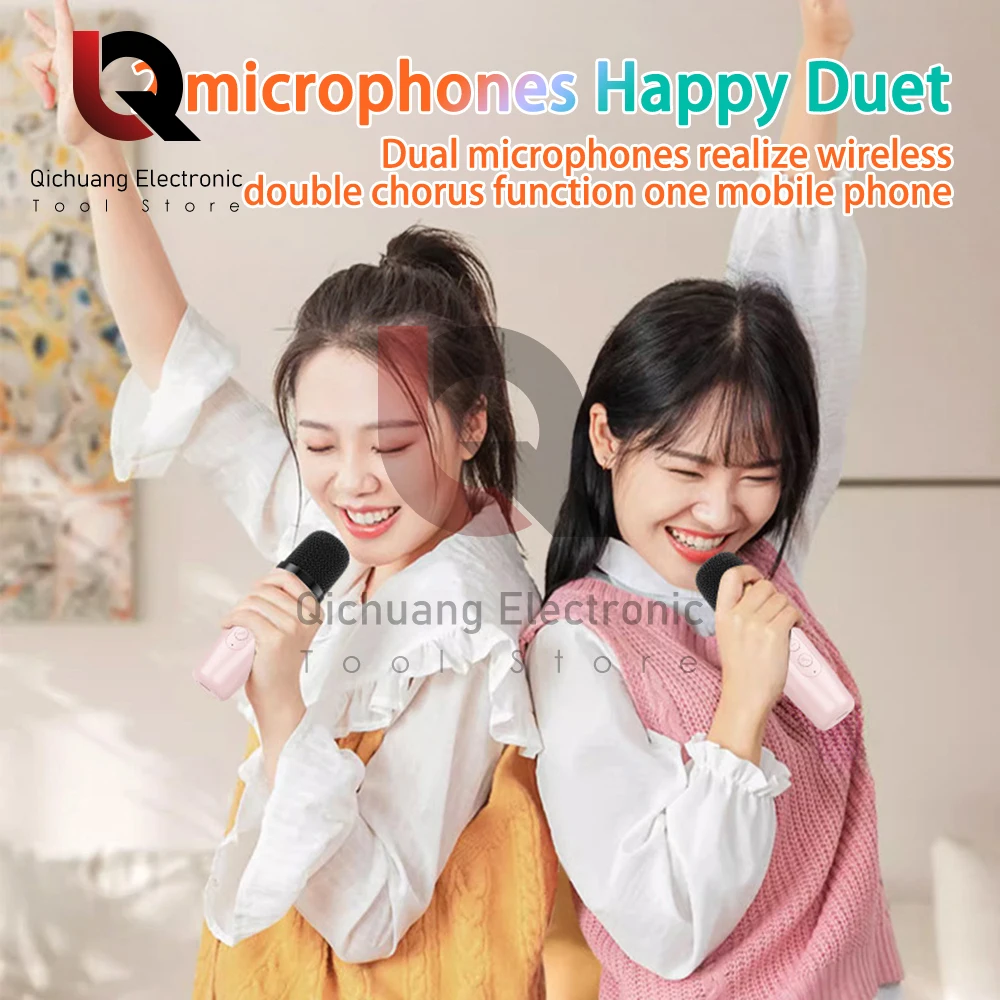 Karaoke speaker K12 bluetooth speaker high-end small home KTV karaoke microphone professional singing bluetooth speaker microphone for children bluetooth speaker mini bluetooth speaker