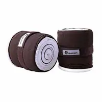 Cavpassion-Luxury Knitted Stable Bandage, Brown Bandages for Horse Leg, Deluxe Wind, Red Riding, 8216014, High Quality 1