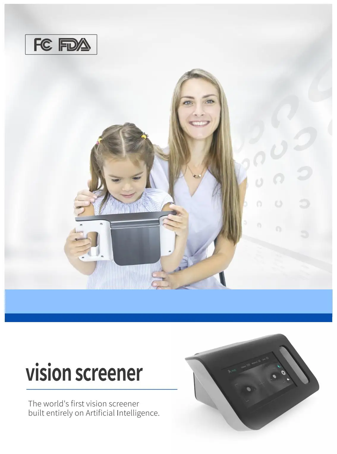 Popular Model Portable Optical Distance Measurement Instrument VS-800A Autorefractor Vision Screener