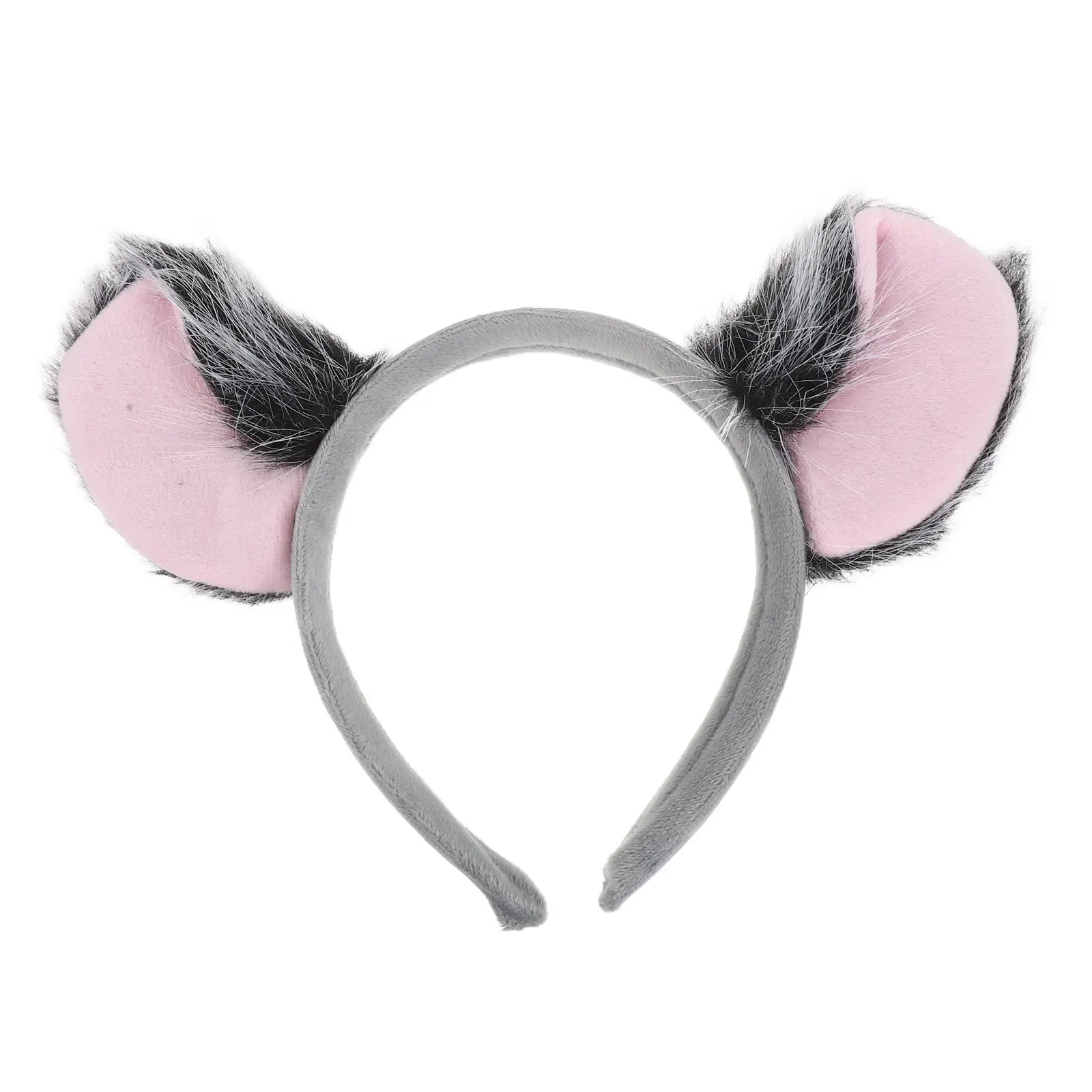 Koala Ear Headband Halloween Cosplay Costume Accessories - Cute Grey Jungle Animal Ear Hoop