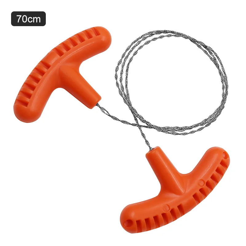 Description Picture 6 of itemStainless Steel Wire Saw Cutting Rope Chain Equipment For Emergency Travel Camping Hiking Outdoor Survive Tool