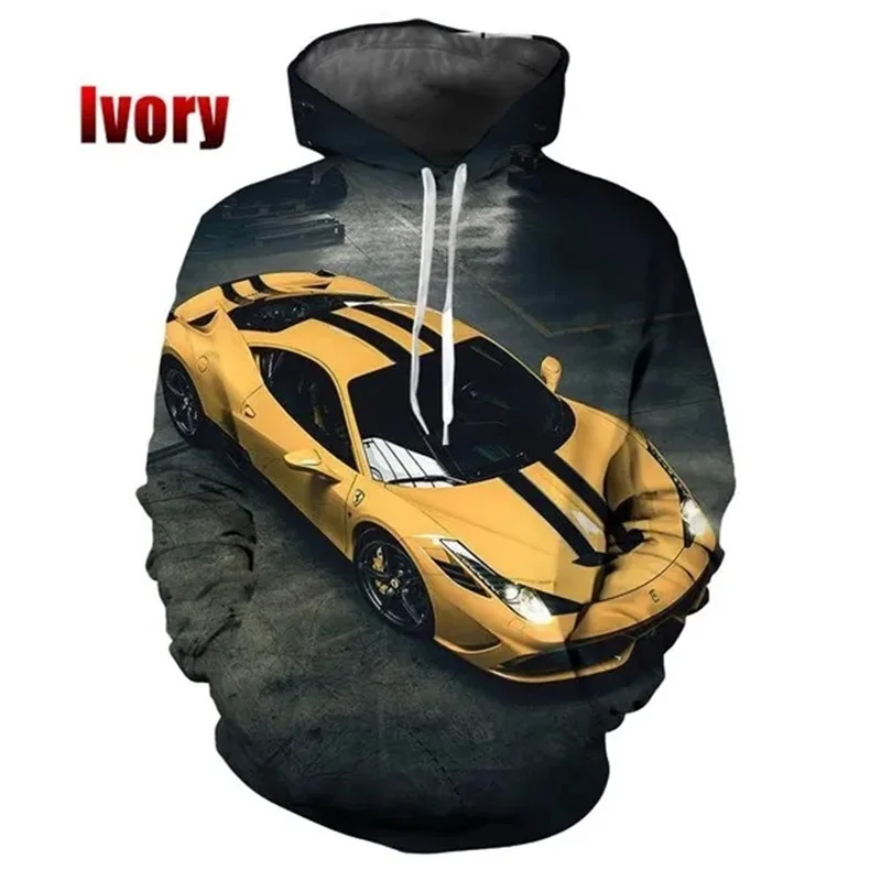 thumbnail image 1 of Sudadera con capucha con estampado 3D de la serie Super Car para hombre, sudadera holgada de gran tamaño a la moda, sudaderas para hombres, 1 of 5