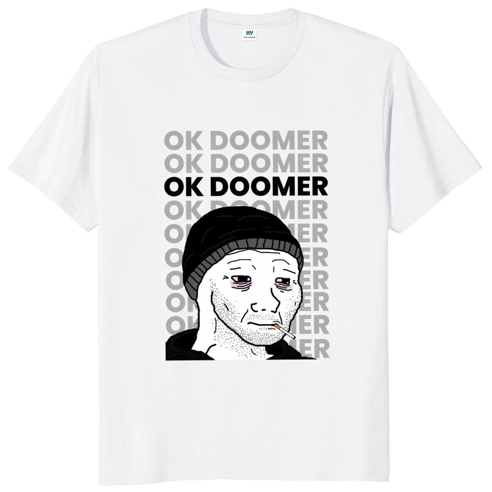 

Doomer T Shirt Introverted Funny Meme Geek Nerd Humor Gift Short Sleeve 100% Cotton Unisex Summer Soft T-shirts EU Size