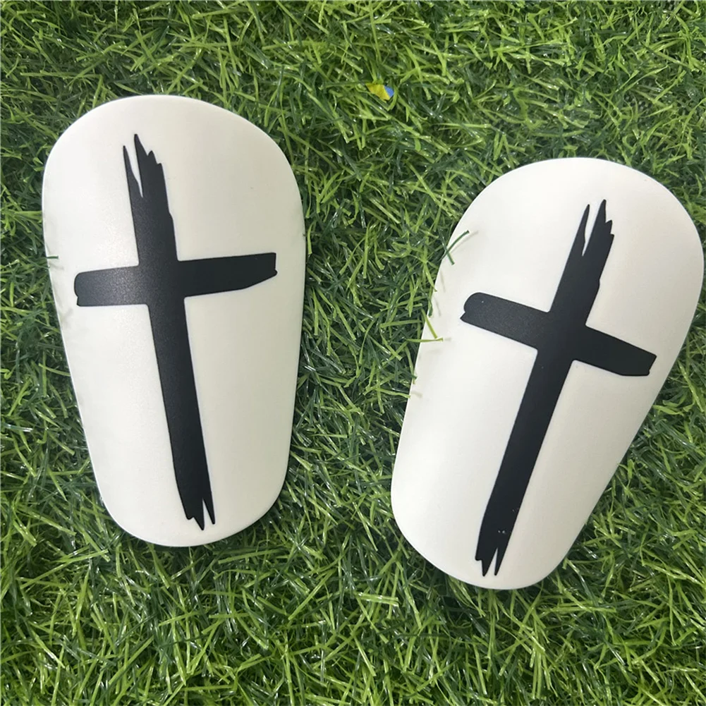 1 Pair Soccer Miniature Shin Guard EVA Cross Football Shin Pads Shock Absorbing Soccer Leg Protector for Men Women