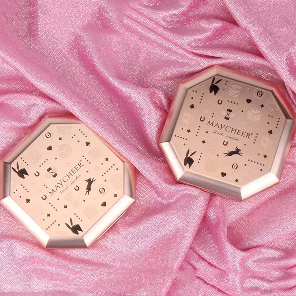 

Водостойкая палитра румян для макияжа, портативные стойкие натуральные Румяна для щек в форме сердца, Косметика для макияжа