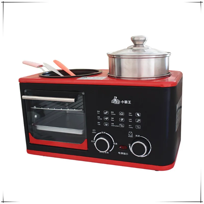 4-in-1 breakfast machine Multi-functional automatic home cooking, stewing, frying and baking one multi-stove breakfast machine