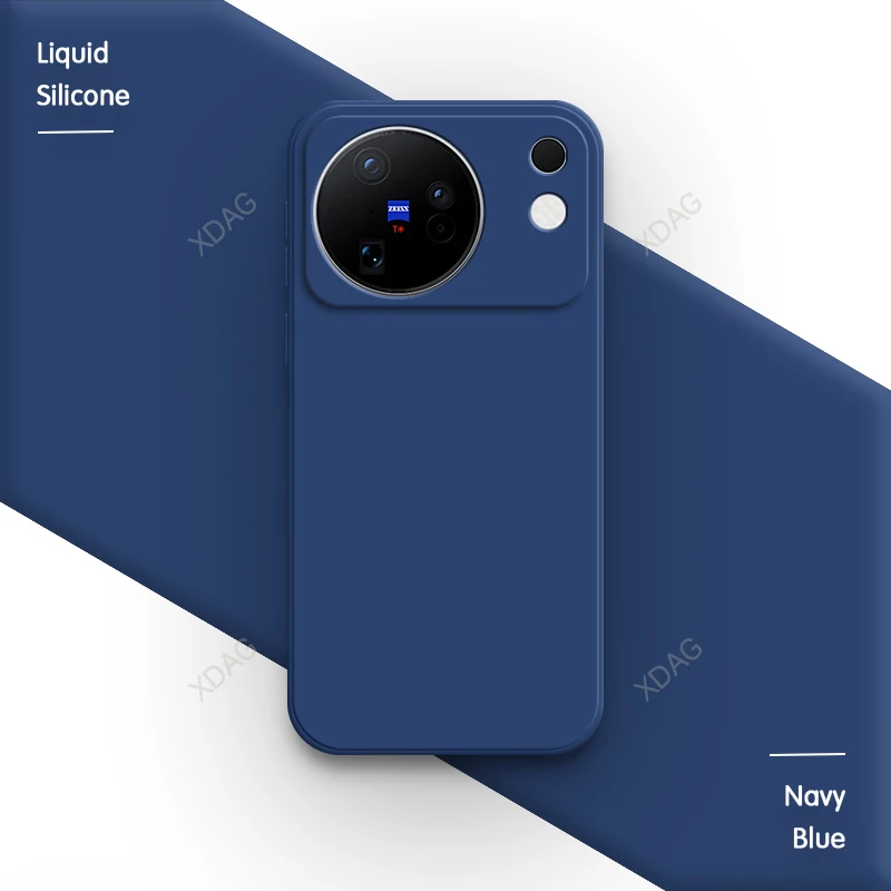 Luxurious Soft Liquid Silicone Phone Case with Enhanced Camera Protection