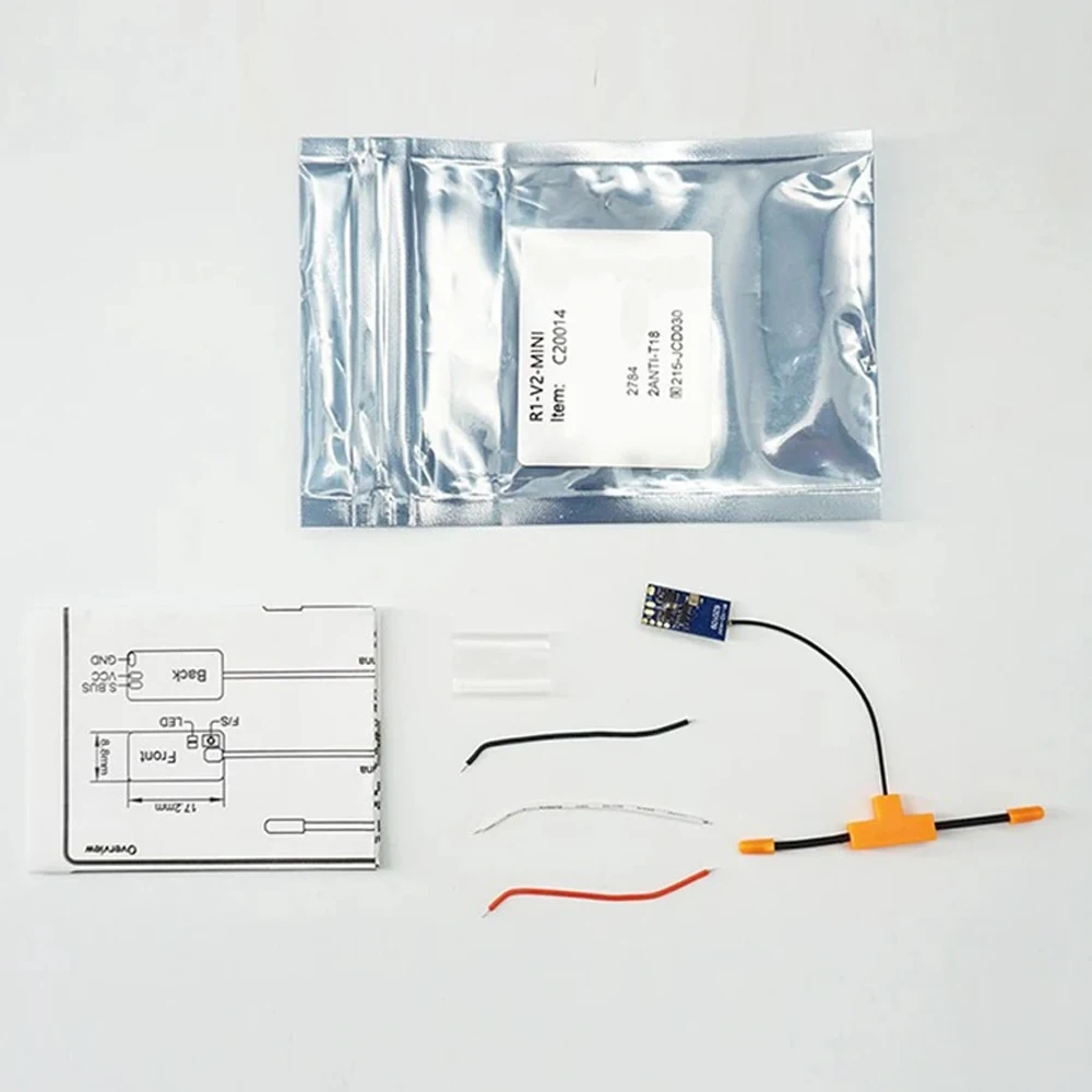 Jumper R1 V2 Mini Receiver Compatible with FrSky D16 XM+ RXSR SBUS Jumper T-Lite T18 T16 T12 T8SG 5