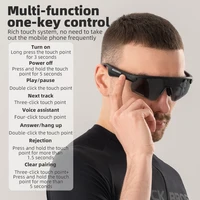 ROCKBROS V5.2 Bluetooth Bike Glasses 120mAH Charging Cycling Sunglasses Driving Running Sports Eyewear MTB Road Bicycle Glasses - Image 3