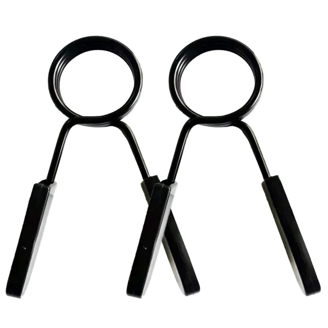2pcs/lot 25/28/30mm Barbell Clamp Spring Collar Clip Gym Dumbbell Lock Standard Weight Lifting Kit Fitness Body Building Workout 5