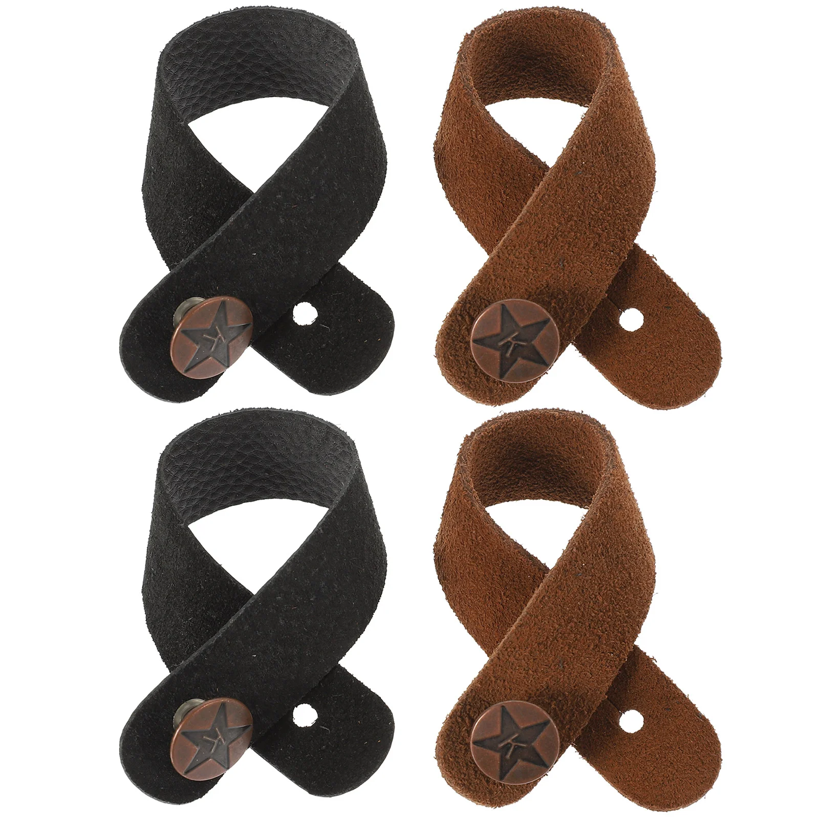 

1 Set 4 Pcs Guitar Neck Straps Headstock Strap Lock (Random Color)