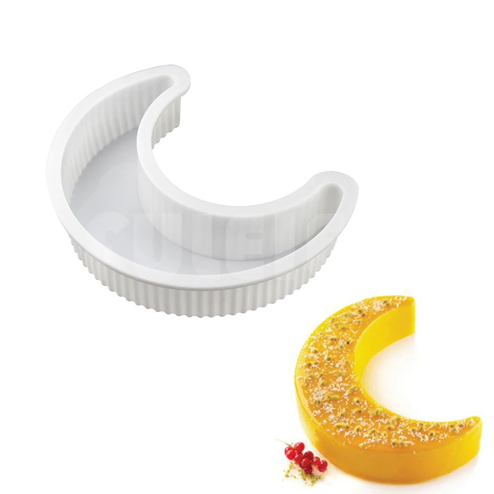 Moon Shape Silicone Cake Mold Eid Mubarak Ramadan Dessert Mousse Cake