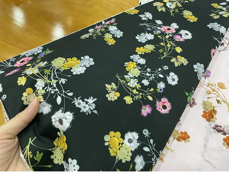 100% Cotton Poplin Printed Fabric Brand Fashion Design Women's Shirt Fabrics Cloth for Dress Diy Sew by the Meter Material