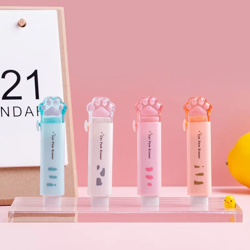

Kawaii Cat Paw портативный резиновый ластик милые ластики f goma borrar infantil для детей Школа Офисные принадлежности подарок канцелярские подарки призы