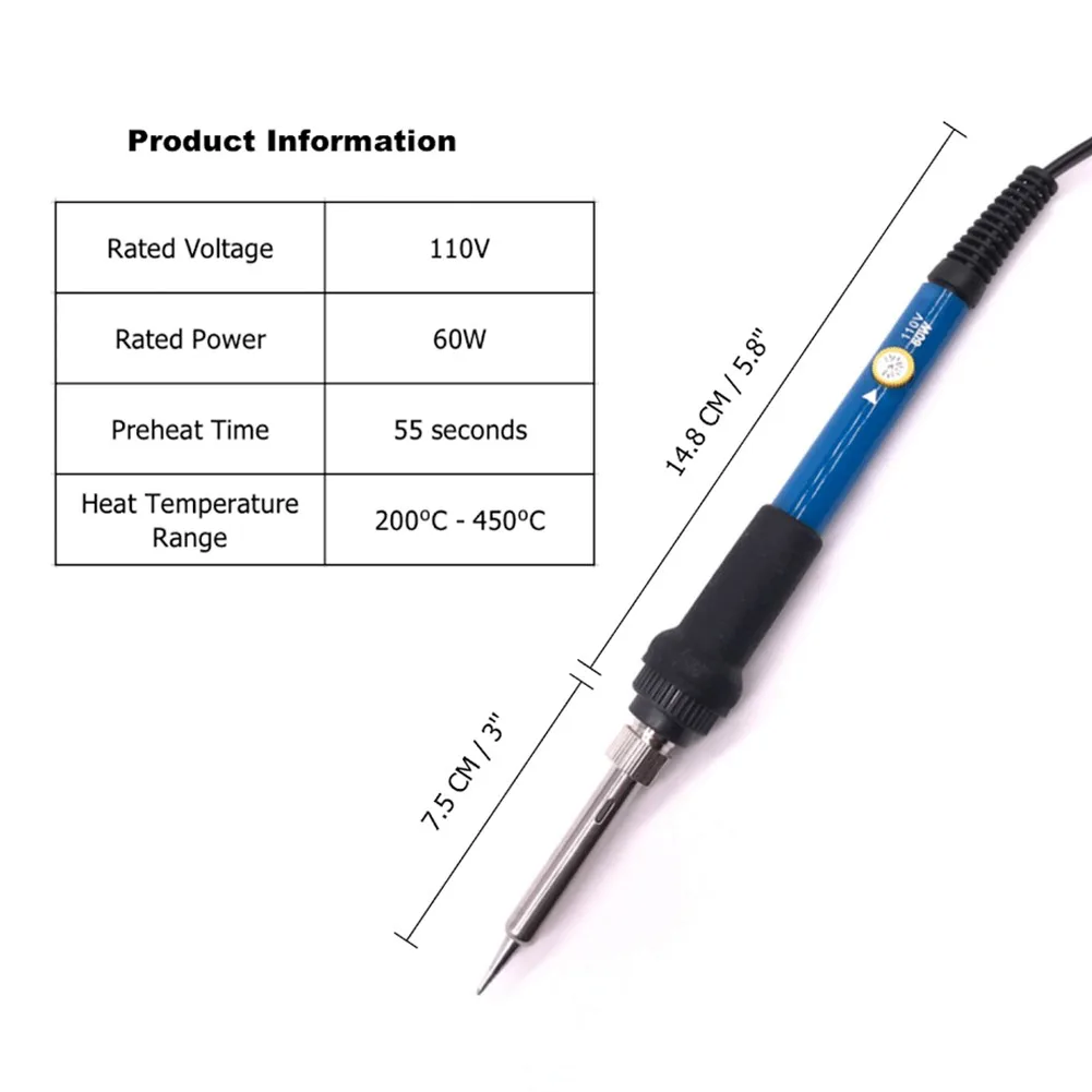 hot stapler plastic welder Soldering Iron Electric Adjustable Temperature Controlled Soldering Irons 60W Solder Station Soldering Iron Tips Welding Tools hot air station