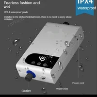 Mini chauffe-eau électrique, chauffage rapide, température constante, ensemble de douche, portable, facile à installer, chauffe-eau instantané, pommeau de douche 1