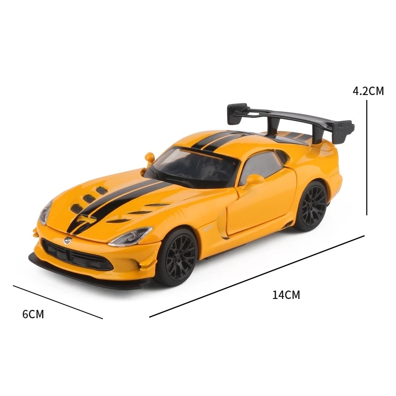 1/32 Dodge Viper ACR JKM Diecast Model Araba