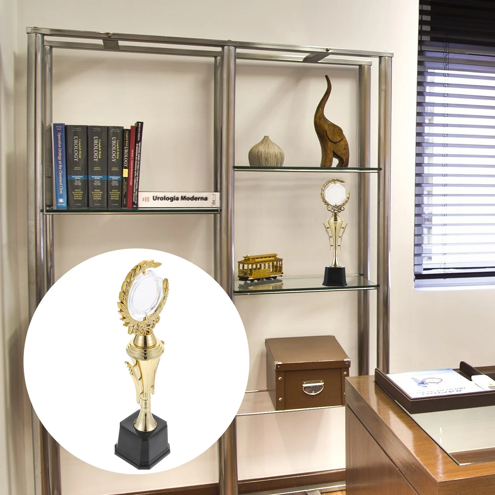 

Gold Award Trophy Universal Plastic Trophy for Party Favors Props Winning Prizes