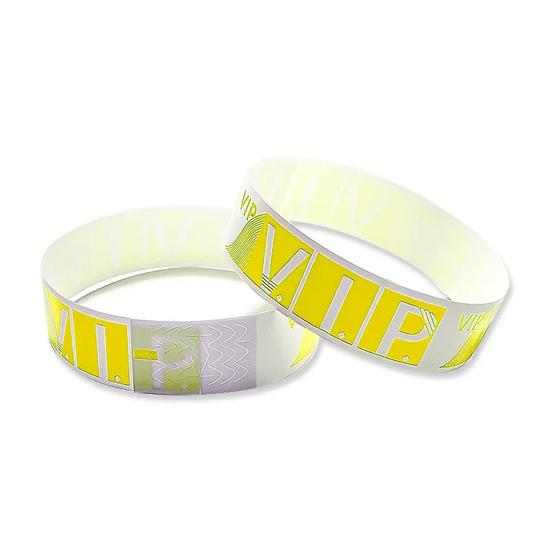 Colorful Paper Neon Identification Wristbands Mixed Multicolor 10 Colors Waterproof Bracelets for Events Festival