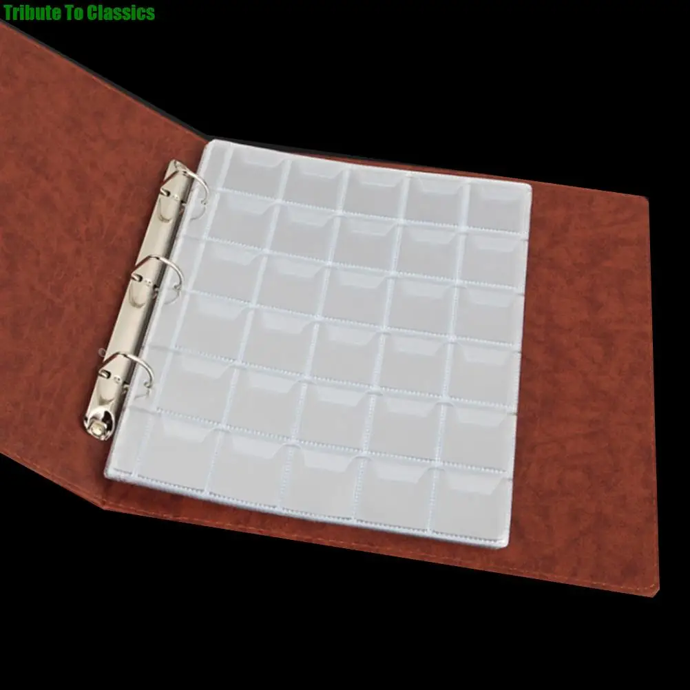 20/30/42 Pockets Plastic Coin Holder Sheet Storage Collection Money Album Case coin collection album coins collection album money collection album coin stamp holders