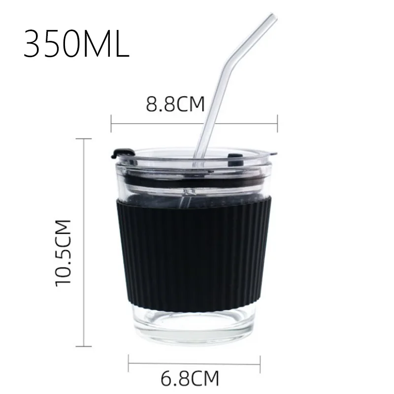 2/10 Pcs Acrylic Lids For 16 Oz Glass Cups Thickened Good Sealing With  Straw Hole Easy To Clean Glass Mug Lid - AliExpress