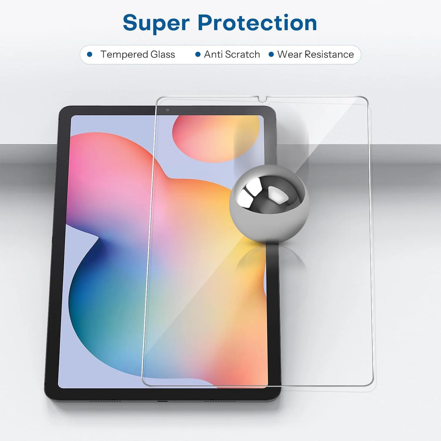 Premium Tempered Glass Screen Protector for 10.4-Inch Tablets - Scratch Resistant, 2-Pack