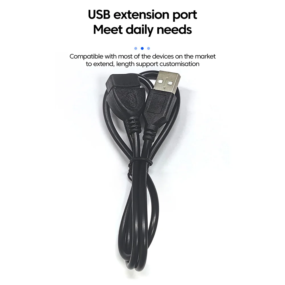 USB 2.0 연장 케이블 남성-여성 USB 데이터 케이블 와이어 TV PC 노트북 키보드 남성-여성 연장 케이블