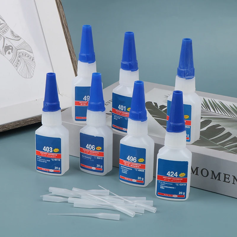 1PC 20g Loctite 401 403 414 415 415 406 460 495 496 498 Instant Adhesive Bottle Stronger Super Glue Multi-Purpose